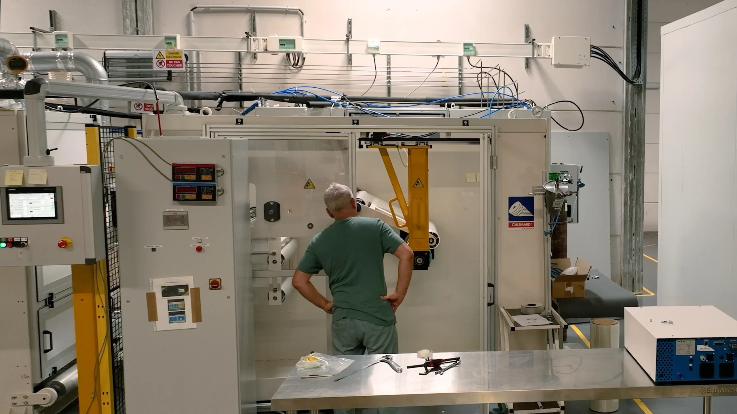 CPI Plasma equipment installed in an industrial production line